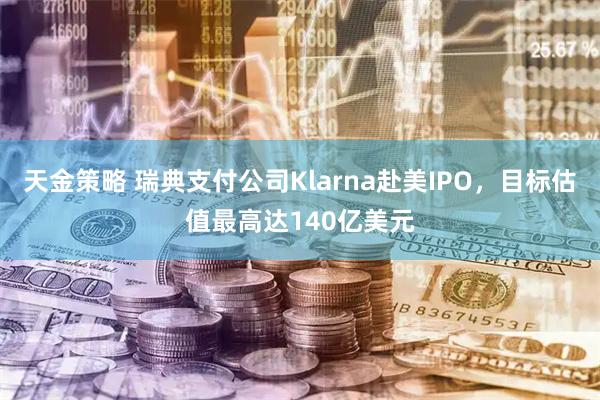 天金策略 瑞典支付公司Klarna赴美IPO，目标估值最高达140亿美元